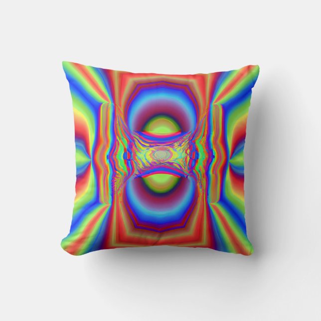 Dimensional Intersection Digital Art Cushion (Front)