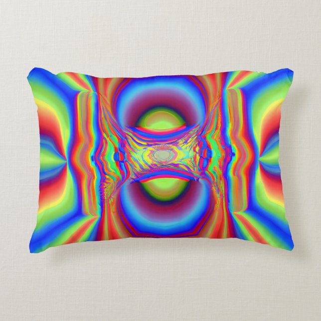 Dimensional Intersection Digital Art Decorative Cushion (Front)