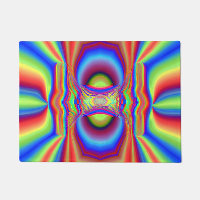 Dimensional Intersection Digital Art Doormat (Front)
