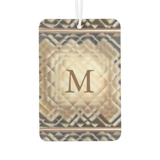 Dimensional Square-M  Car Air Freshener (Back)