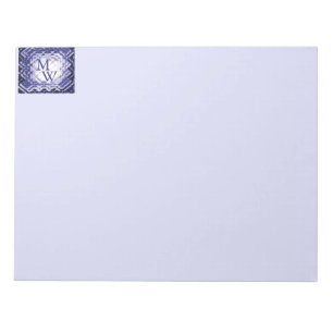 Dimensional Square-Navy-MW Notepad