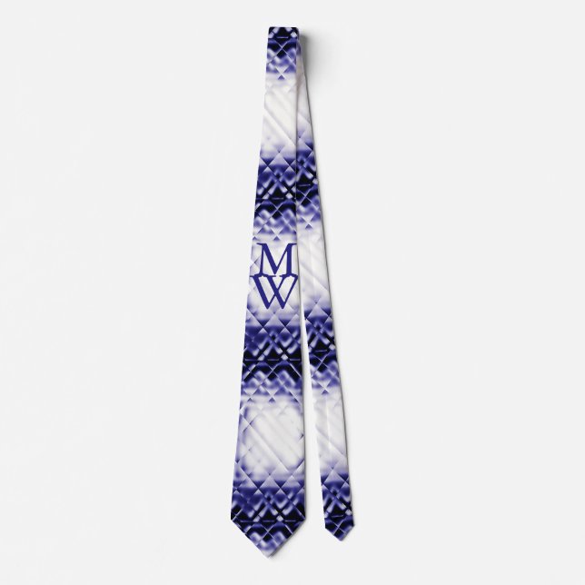 Dimensional Square-Navy-MW Tie (Front)
