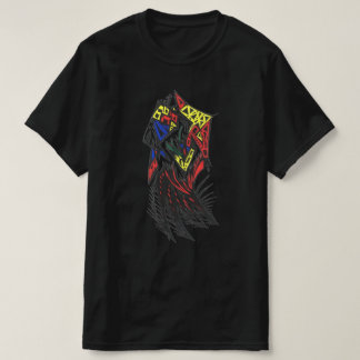 Dimensions Colourful Abstract Tribal Tattoo Art T-Shirt