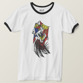 Dimensions Colourful Abstract Tribal Tattoo Art T-Shirt