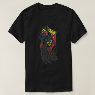 Dimensions Colourful Abstract Tribal Tattoo Art T-Shirt