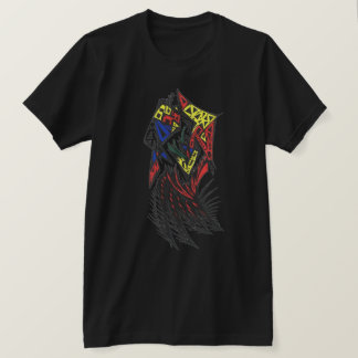 Dimensions Colourful Abstract Tribal Tattoo Art T-Shirt