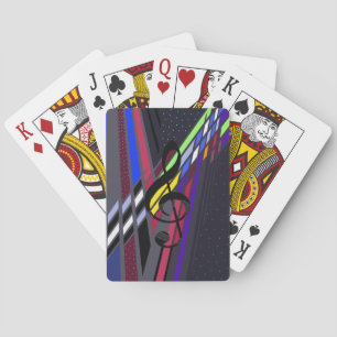 Dimensions in Music Playing Cards