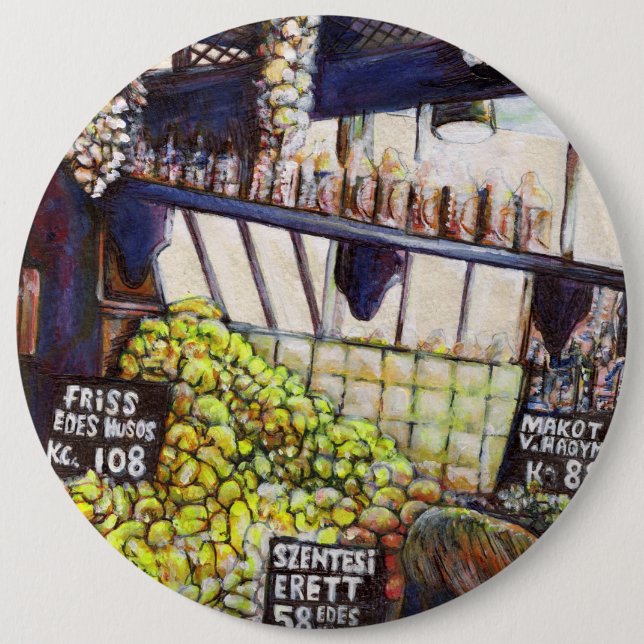 Dimensions of Curiosity 6 Cm Round Badge (Front)