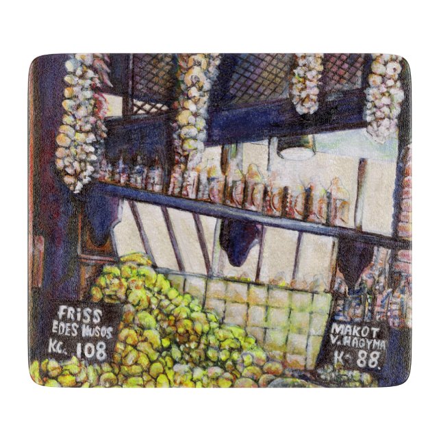 Dimensions of Curiosity Cutting Board (Front)