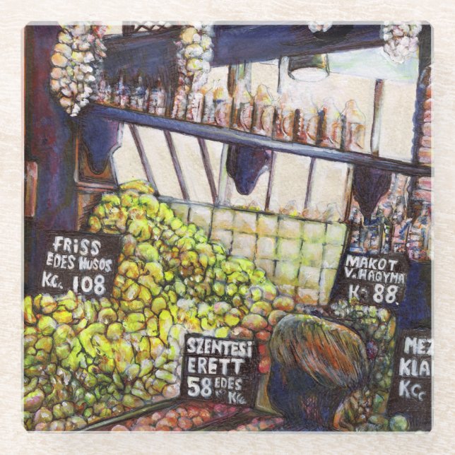 Dimensions of Curiosity Glass Coaster (Front)