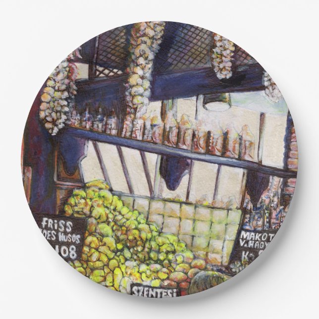 Dimensions of Curiosity Paper Plate (Front)