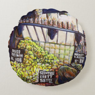 Dimensions of Curiosity Round Cushion