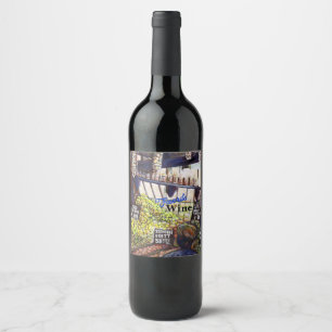 Dimensions of Curiosity Wine Label