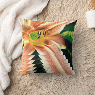 Diminishing Daylily Cushion
