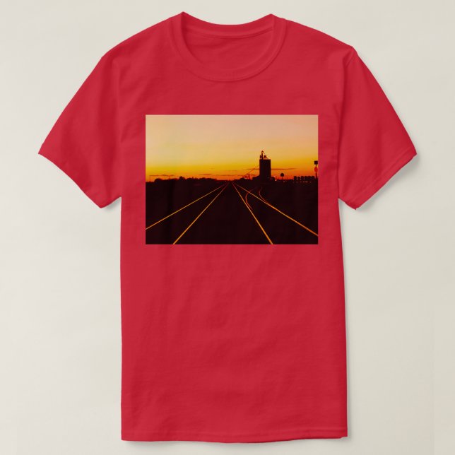 Diminishing Rails T-Shirt (Design Front)