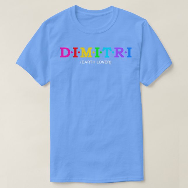 Dimitri Earth Lover T-Shirt (Design Front)