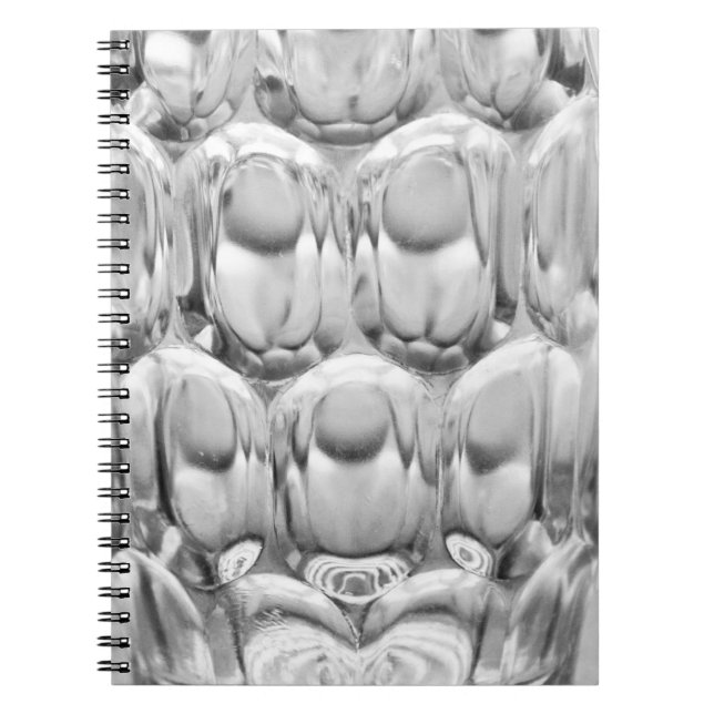 Dimpled pint beer glass notebook (Front)