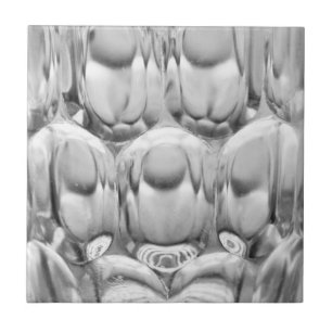 Dimpled pint beer glass tile