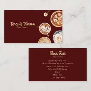Dimsum Watercolor  Business Card