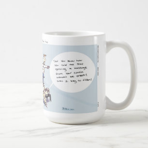 Dimwitz Comics Unicycle Massage Coffee Mug