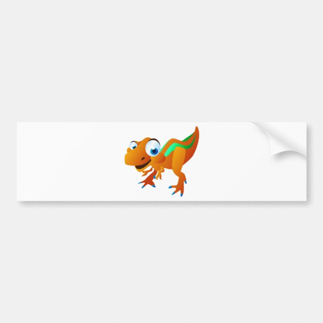 Dina The Dinosaur Bumper Sticker (Front)