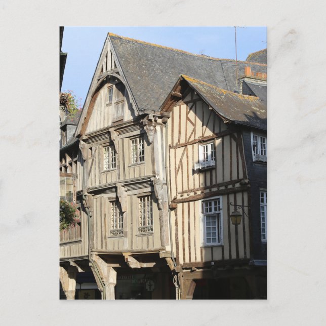 Dinan, Brittany, France Postcard (Front)