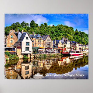Dinan,  Cotes-d'Armor, Bretagne. France. Poster