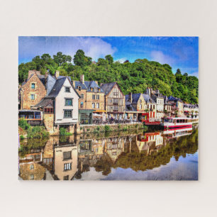 Dinan, Cotes-d'Armour, Bretagne. France. Jigsaw Puzzle