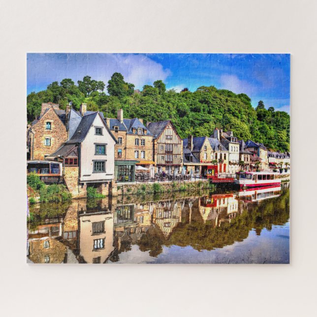 Dinan,  Cotes-d'Armour, Bretagne. France. Jigsaw Puzzle (Horizontal)