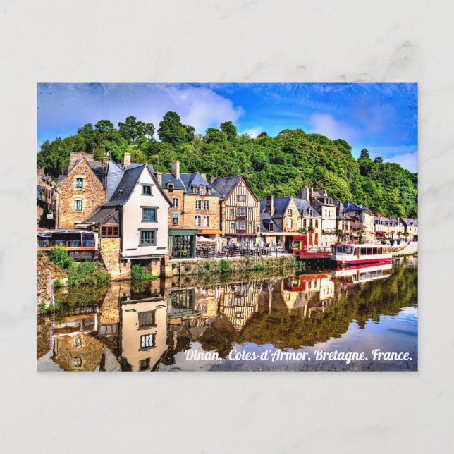 Dinan,  Cotes-d'Armour, Bretagne. France. Postcard (Front)