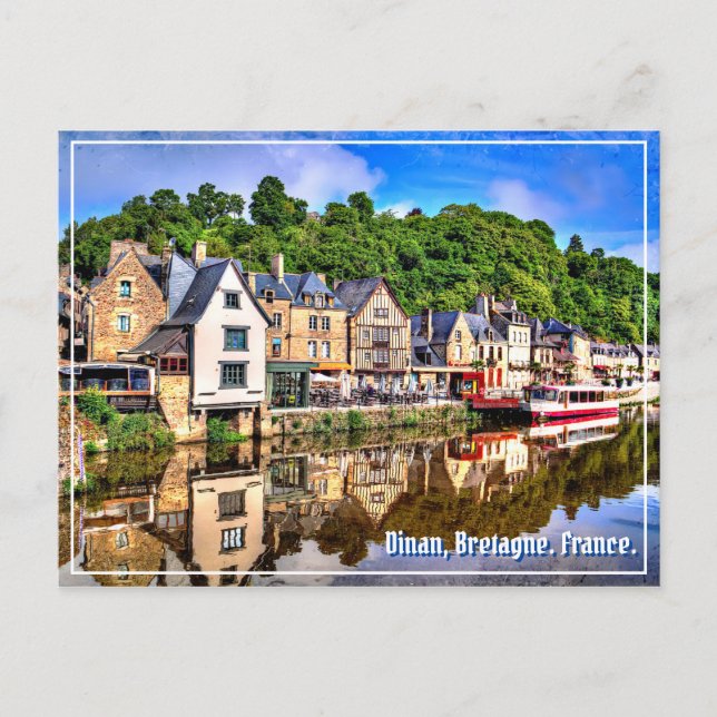 Dinan,  Cotes-d'Armour, Bretagne. France. Postcard (Front)