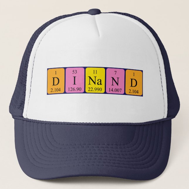 Dinand periodic table name hat (Front)