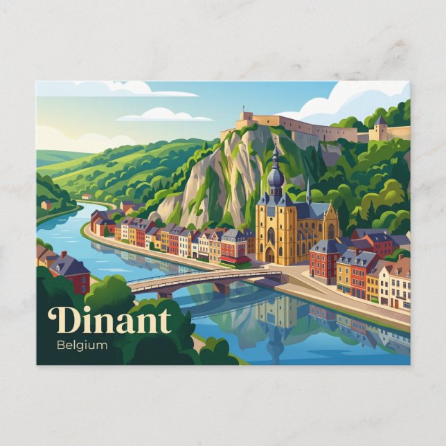 Dinant Belgium Postcard (Front)