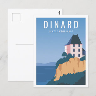 Dinard la cote d' emeraude Travel Place Postcard