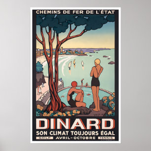 Dinard Print French Art France Travel Poster
