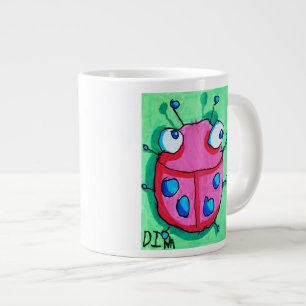 Dina's Ladybug (double image) Jumbo size Large Coffee Mug
