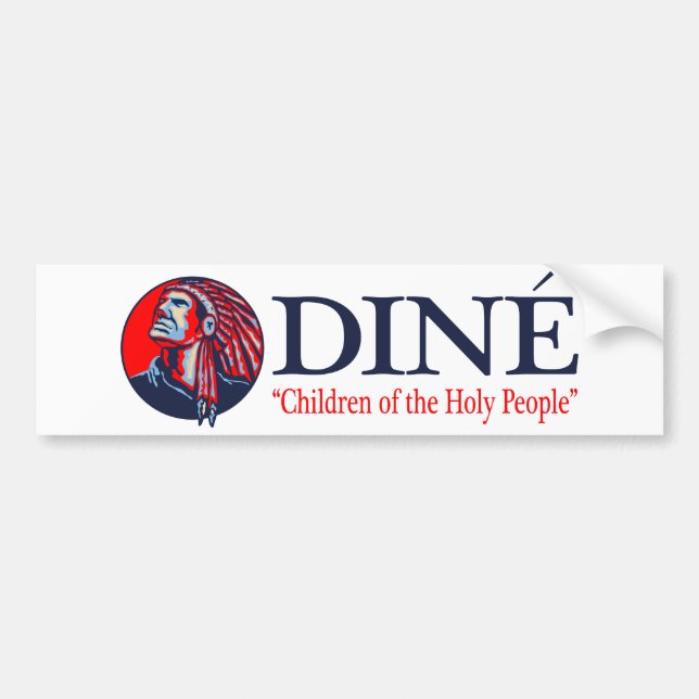 Dine Bumper Sticker (Front)