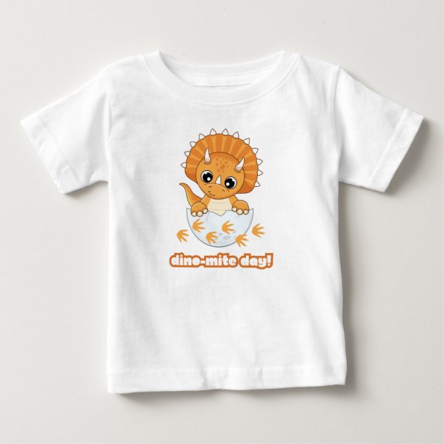 Dine mite day baby T-Shirt (Front)