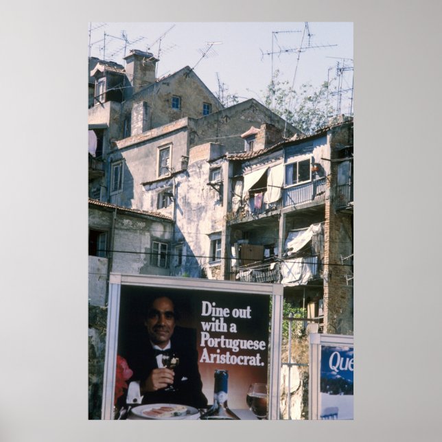 Dine out with a Portuguese Aristocrat Poster (Front)