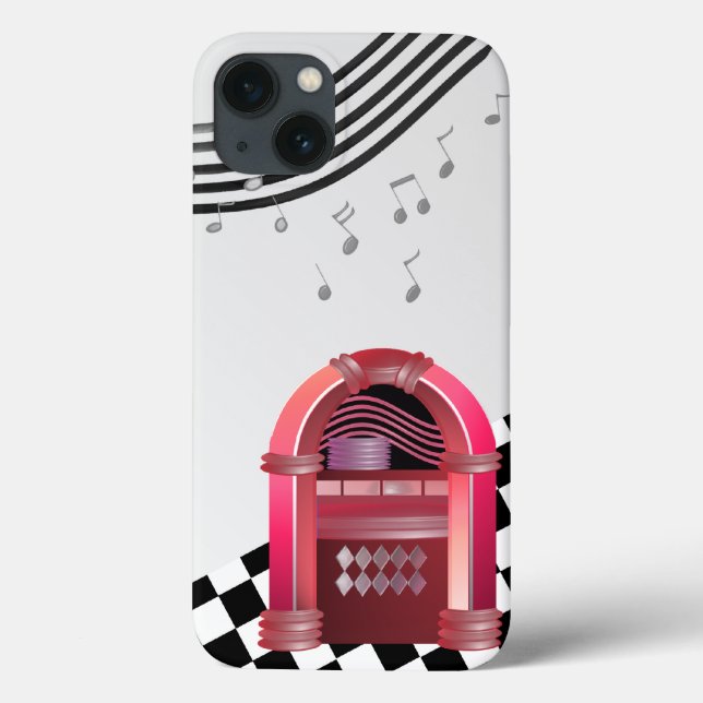 Diner Jukebox Case-Mate iPhone Case (Back)