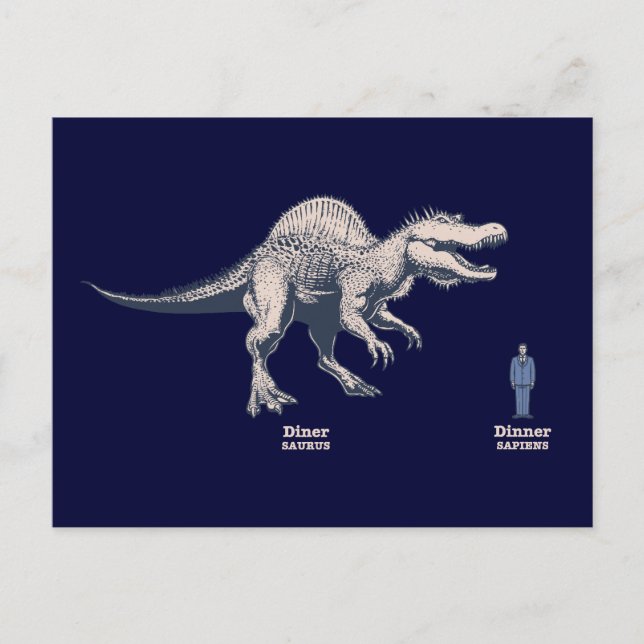 Diner v. Dinner Postcard (Front)