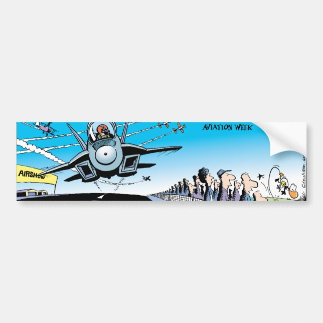 Ding Duck Air Show Bumper Sticker (Front)