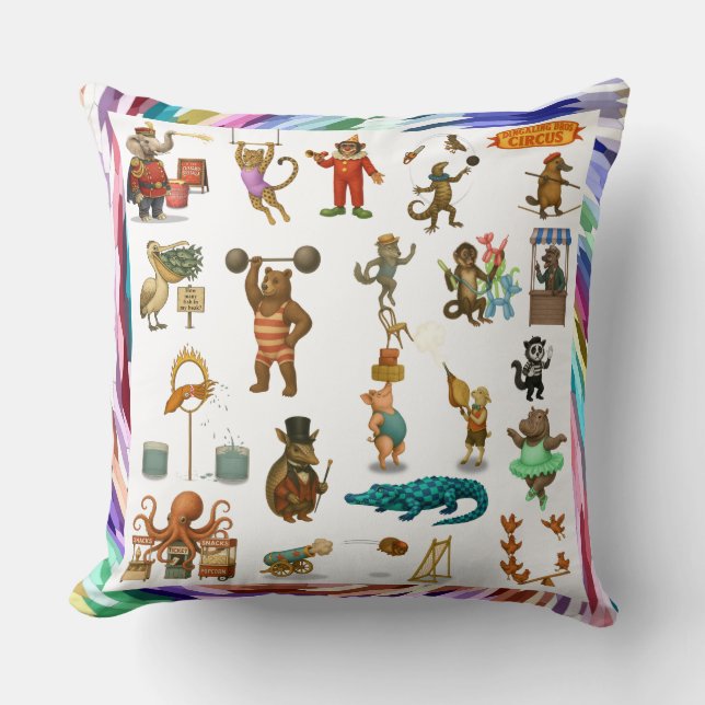 Dingaling Bros Circus acts Cushion (Front)