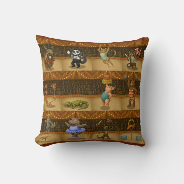 Dingaling Bros Circus acts Cushion (Front)