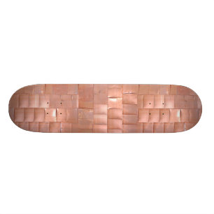 Dinged Copper Skateboard