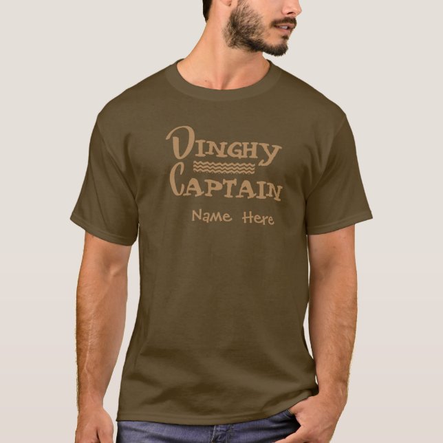 Dinghy Captain Personalised T-Shirt (Front)