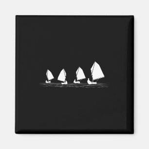 Dinghy Sail Boat Laser Optimist Racing Sailing Las Magnet