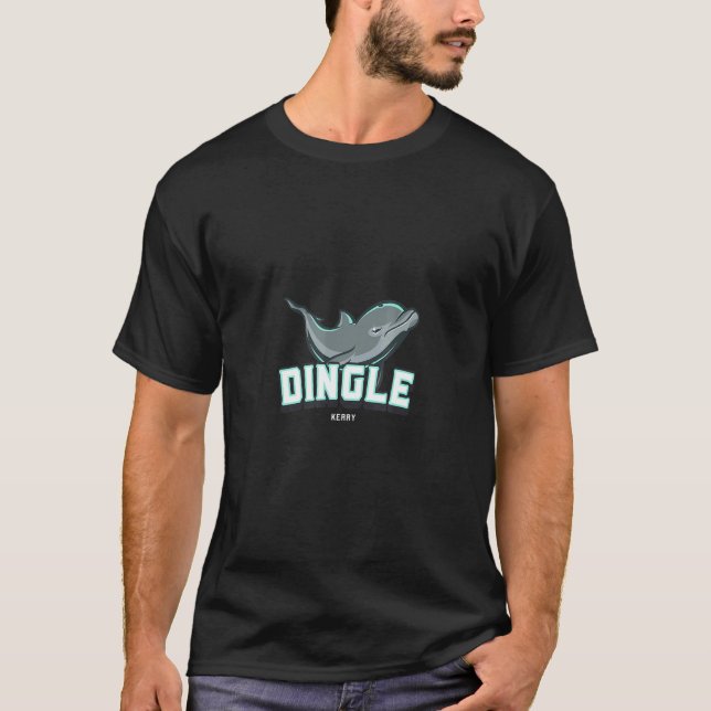 Dingle Fungie Dolphin Kerry Traditional Irish 3 T-Shirt (Front)