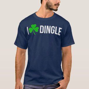 Dingle Ireland  Irish Shamrock Heart T-Shirt