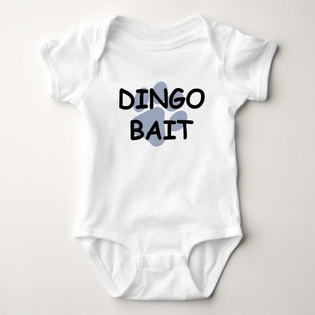 Dingo Bait Baby Bodysuit (Front)